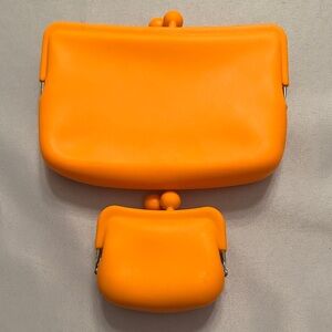 Vibrant Orange Candy Store Silicone Bag Set